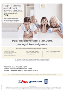Puoi chiedere fino a 30.000&euro; per ogni tua esigenza.