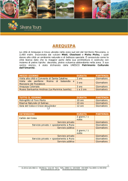 AREQUIPA - Silvana Tours
