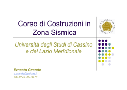 Lezione 1 - Universit&agrave; degli Studi di Cassino