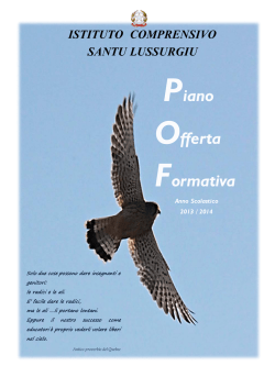 POF 2013/2014 - Istituto Comprensivo di Santu Lussurgiu