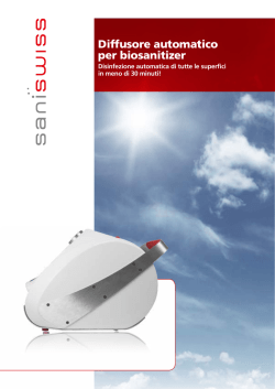 Diffusore automatico per biosanitizer