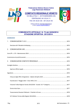 Com_73_Unico - F.I.G.C. Veneto