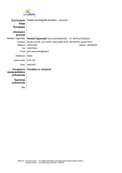 Curriculum - Azienda Ospedaliera di Padova