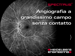 Angiografia a grandissimo campo senza contatto