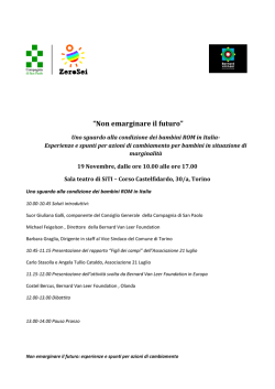 Programma 19 novembre 2014_bambini rom