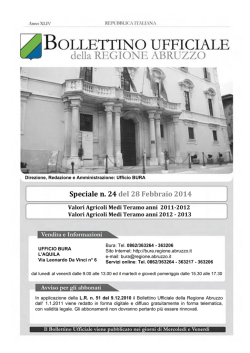 Speciale N. 24 (V.A.M. - Provincia di Teramo)