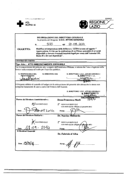 Delibera n. 535 del 22/09/2014