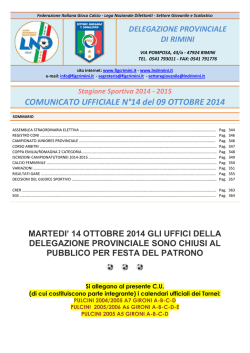 CU 14... - F.I.G.C. Rimini