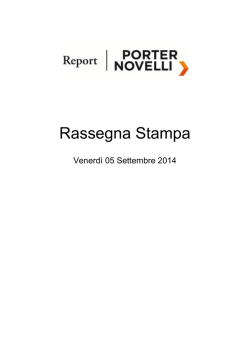 Rassegna Stampa