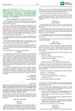 bando dalmati 2014-2015 - Il Consiglio