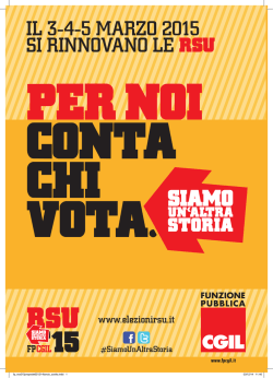 PDF - Download volantino RSU 2015
