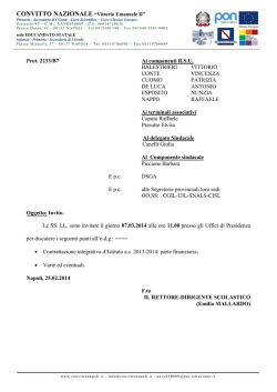 convocazione rsu per il 07.03.2014