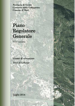 Piano Regolatore Generale