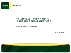Scarica - fatturazione elettronica verso la PA