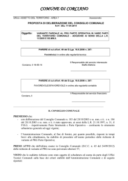 Proposta di deliberazione del consiglio comunale n. 41 del 07