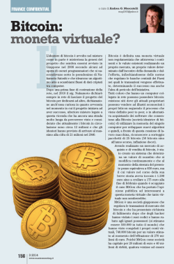 Bitcoin: moneta virtuale?
