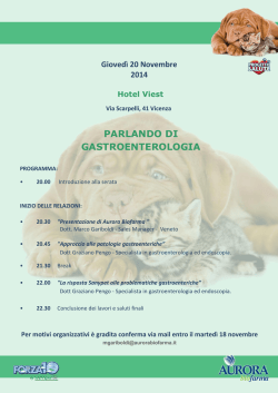 LOCANDINA VET SANYPET Vicenza - Ordine Medici Veterinari