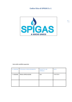 Codice Etico di SPIGAS S.r.l.