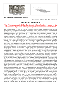 31 Agosto 1943 - Associazione Amici di Pisa