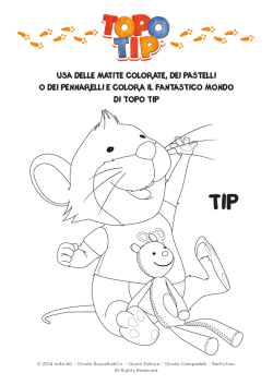 usa delle matite colorate, dei pastelli o dei pennarelli e colora