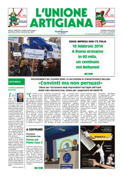 marzo - Confartigianato Imprese Belluno