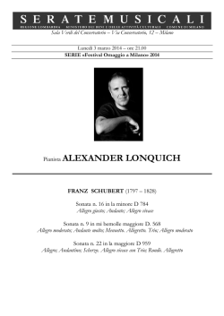 Pianista ALEXANDER LONQUICH