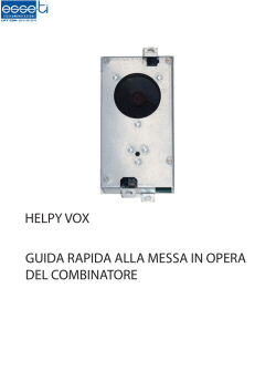 HELPY VOX GUIDA RAPIDA ALLA MESSA IN OPERA DEL - Esse-ti