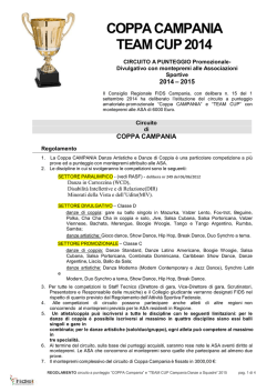 Norme Circuito Coppa Emilia Romagna 2014