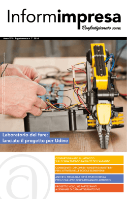 Laboratorio del fare: lanciato il progetto per Udine