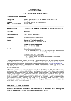 Leggi il regolamento