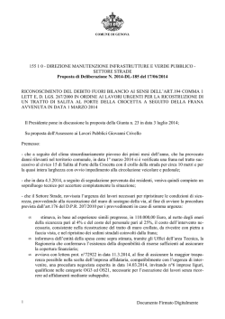 testo debito fuori bilancio salita forte della crocetta