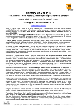 PREMIO MAXXI 2014