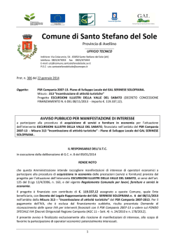 AVVISO PROT30622GEN2014MANIFESTAZIONE INTERESSE