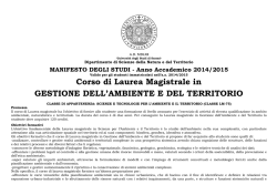 Immatricolati A.A. 2014-15 - Universit&agrave; degli Studi di Sassari