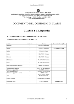 Classe 5 C Linguistico