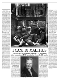 I cani di Malthus - Associazione Scienza e Vita