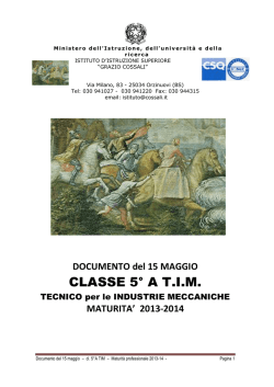 CLASSE 5&deg; A T.I.M.