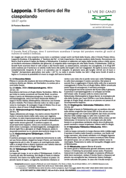 Lapponia. Il Sentiero del Re ciaspolando