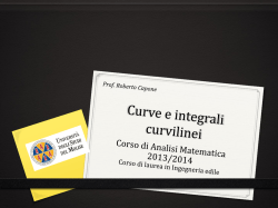 Curve e integrali curvilinei