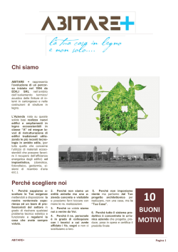 brochure abitare+ srl 2014