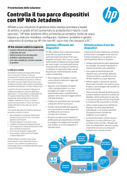 Controlla il tuo parco dispositivi con HP Web