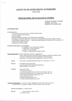 ISTITUTO DI ISTRAZIONE SUPERIORE