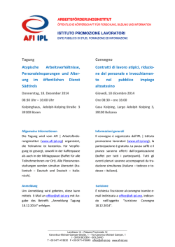 Tagung Atypische Arbeitsverh&auml;ltnisse, Personaleinsparungen und