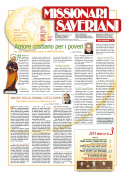 MS 2014.03 MARZO 2014 - Missionari Saveriani