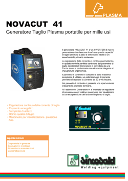 NOVACUT 41 IT - Sincosald Srl