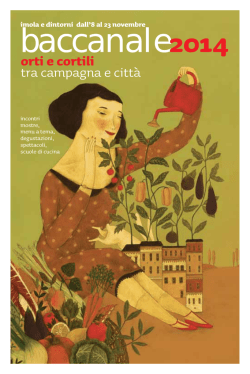 baccanale2014 - Ministero per i Beni e le Attivit&agrave; Culturali