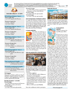 31.7.2014 XIV del Tempo Ordinario / Anno A Sabato