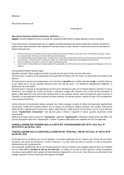 N.A.C. per Banche ed enti finanziari