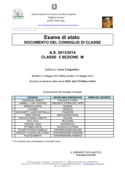 documento 15 maggio 5M LICEO