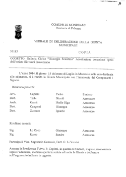 G.M - Comune di Monreale